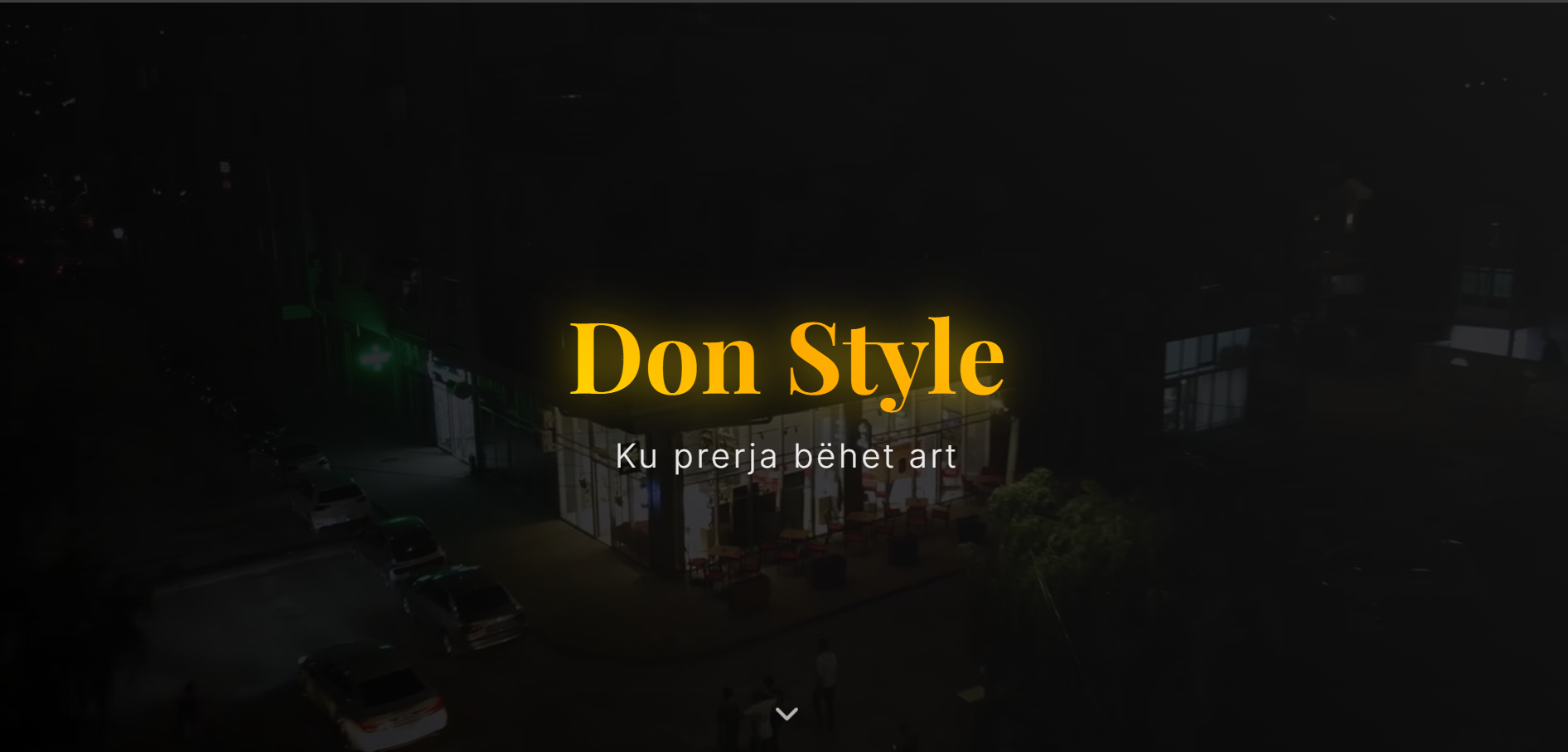Don Style website homepage